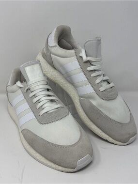 Adidas Mens Gray Running Shoes Sneakers Size 14